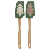 Christmas Cookies Mini Silicone Spatulas Set of 2