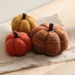Cozy Knit Pumpkin "Orange" 2.5"