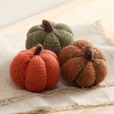 Cozy Knit Pumpkin "Orange" 2.5"
