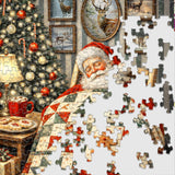 Sleeping Santa 500 Piece Jigsaw Puzzle - New Premium Box