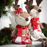 Plush Plaid Reindeer