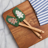 Christmas Cookies Mini Silicone Spatulas Set of 2