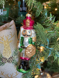 NUTCRACKER GLASS ORNAMENT