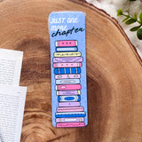 Just One More Chapter Bookmark: Blue