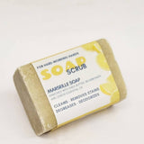 Marseille soap Scrub bar with Shea Butter - Lemon Essential Oil