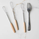 Heirloom Mini Whisk with Wood Handle