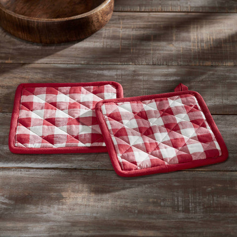 Annie Buffalo Check Red Pot Holder