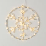 Lighted Snowflake Circle