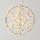 Lighted Snowflake Circle