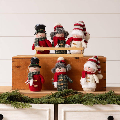 Sweater Snowmen Ornament