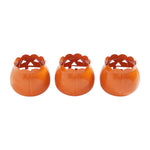 Jack-O-Lantern Candle Holder  3x3.5x3.5