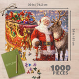 Santa's Send Off 1000 Piece Jigsaw Puzzle - New Premium Box