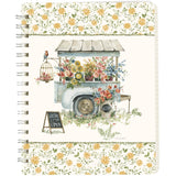 Flower Cart Spiral Notebook
