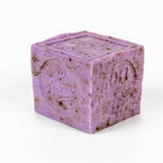 Marseille soap block - 300g - Scented Crushed Lavender flowers