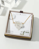 Rainy Day Necklace - Mystic Clear AB Quartz