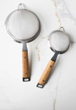 Heirloom Wood Large Mesh Strainers