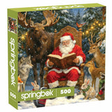 Story Time with Santa 500 Piece Jigsaw Puzzle - Premium Box