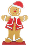 RED VEST GINGERBREAD STANDER