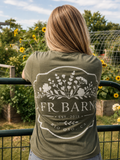 FR Barn Tee- Military Green