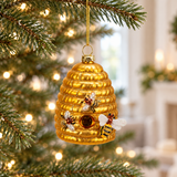 Glass Beehive Ornament