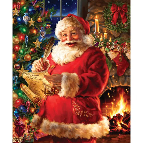 He's Checking It Twice 1000 Pc Puzzle