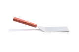 Fox Run Offset Spatula, Stainless Steel with Wood Handle, 9"