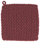 Wine Knit Potholder