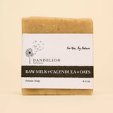 Raw Milk, Calendula, & Oats Bar Soap | Unscented Bar Soap