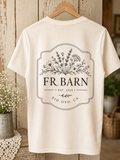 FR Barn Tee- Vintage Cream