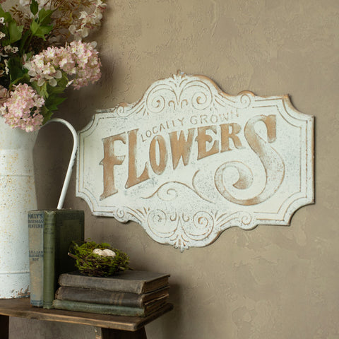 Locally Grown Flower Sign