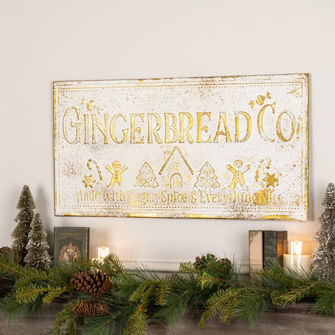 GINGERBREAD BAKING CO. SIGN