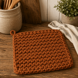 Cinnamon Stick Knit Potholder