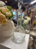 Floral Etched Decanter