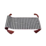 HALLOWEEN GINGHAM RUNNER BLACK