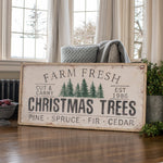 FARM FRESH CHRISTMAS TREE SIGN