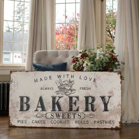 MADE WITH LOVE BAKERY SIGN- Pickup Only