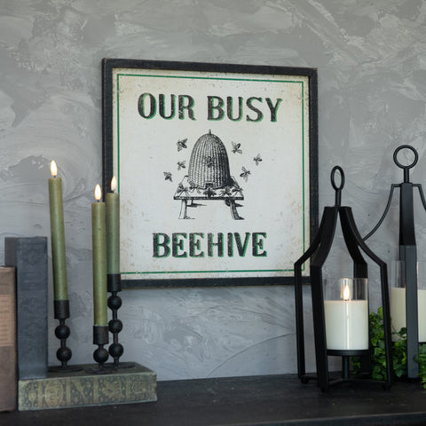 OUR BUSY BEEHIVE SIGN