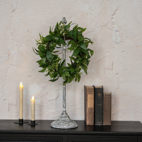 Adjustable Weathered Wreath Stand
