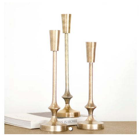 Gold Candle Pillars