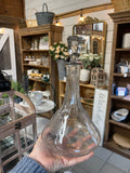 Rose Etched Decanter