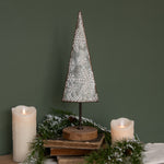 17" SNOWFLAKE STAMPED METAL TREE