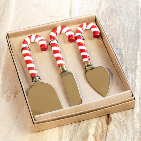 3 PC CANDYCANE KNIFE GIFT SET