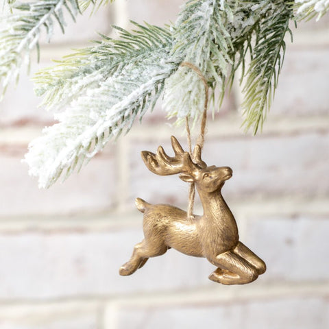 Gold Resin Deer