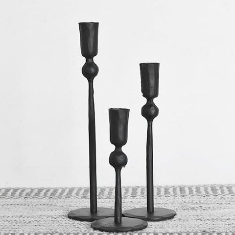 IRON BALL CANDLE STANDS