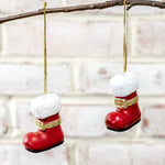 Santa Boot Ornament