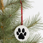 Dog Paw Ornament