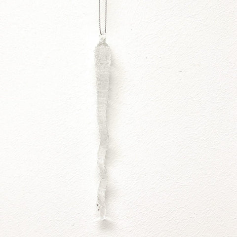 Glass Icicle Ornament