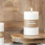 6" LED PILLAR CANDLE