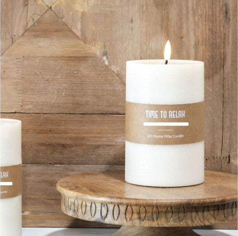 6" LED PILLAR CANDLE