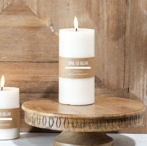 6" LED PILLAR CANDLE